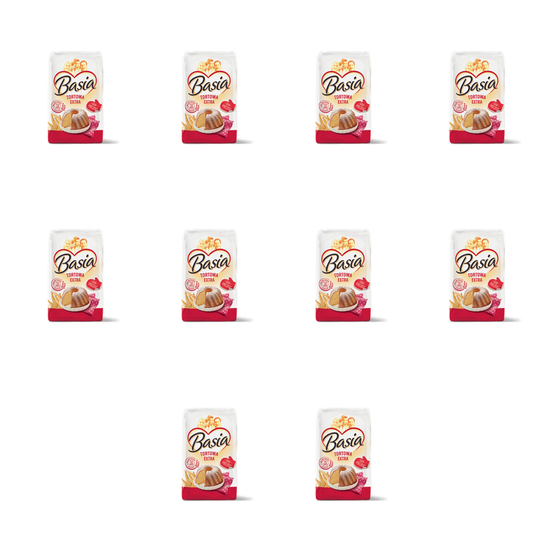 Mąka pszenna Ekstra Tortowa typ 405 Basia 1 kg X10